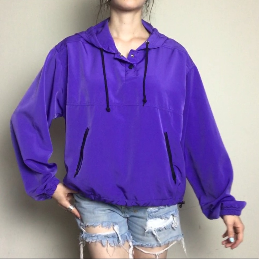 PURPLE WINDBREAKER